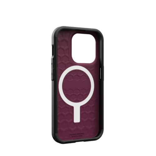 UAG รุ่น Civilian MagSafe - เคส iPhone 15 Pro - สี Bordeaux - Image 9