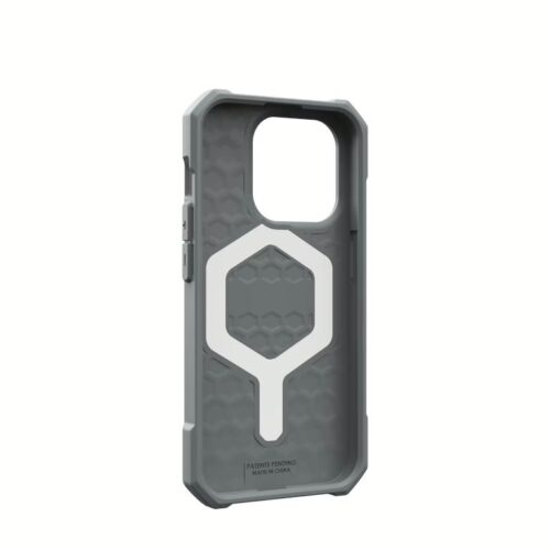 UAG รุ่น Essential Armor MagSafe - เคส iPhone 15 Pro - สี Silver - Image 9