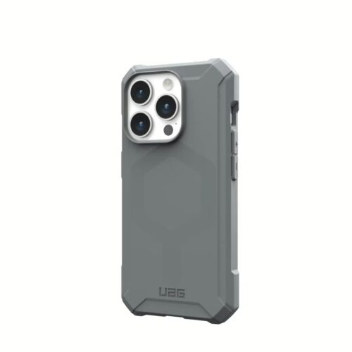 UAG รุ่น Essential Armor MagSafe - เคส iPhone 15 Pro - สี Silver - Image 5