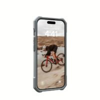 UAG รุ่น Essential Armor MagSafe - เคส iPhone 15 Pro - สี Silver