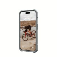 UAG รุ่น Essential Armor MagSafe - เคส iPhone 15 Pro - สี Silver