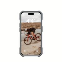 UAG รุ่น Essential Armor MagSafe - เคส iPhone 15 Pro - สี Silver