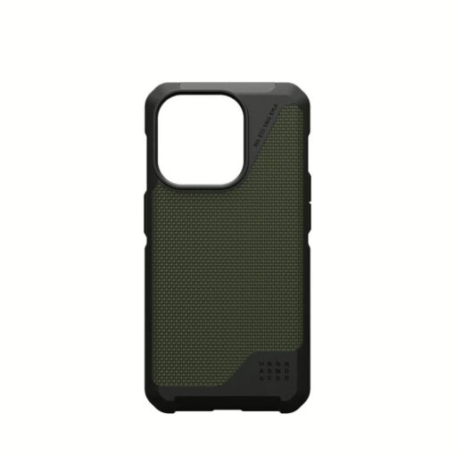 UAG รุ่น Metropolis LT MagSafe - เคส iPhone 15 Pro - สี Kevlar Olive - Image 8