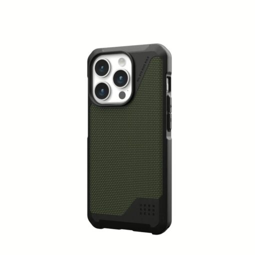 UAG รุ่น Metropolis LT MagSafe - เคส iPhone 15 Pro - สี Kevlar Olive - Image 3