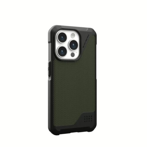 UAG รุ่น Metropolis LT MagSafe - เคส iPhone 15 Pro - สี Kevlar Olive - Image 5