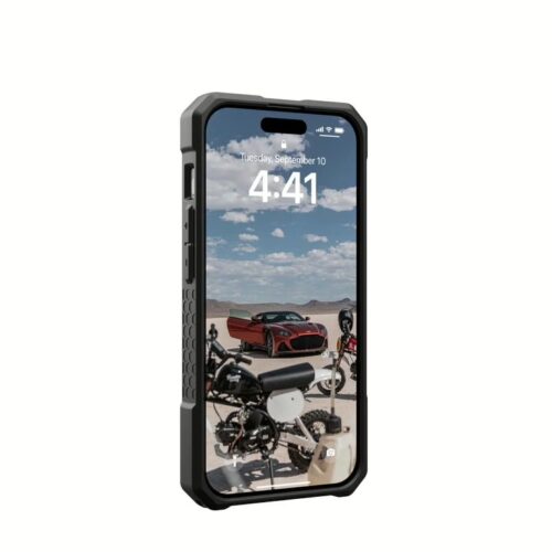 UAG รุ่น Monarch Pro - เคส iPhone 15 Pro - สี Kevlar Element Green - Image 4