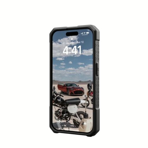 UAG รุ่น Monarch Pro - เคส iPhone 15 Pro - สี Kevlar Element Green - Image 6