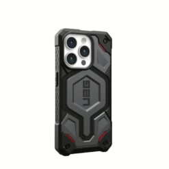 UAG รุ่น Monarch Pro - เคส iPhone 15 Pro - สี Kevlar Silver