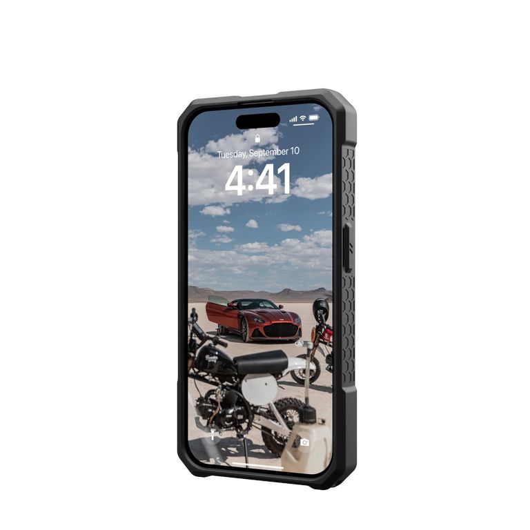 UAG รุ่น Monarch Pro - เคส iPhone 15 Pro - สี Silver