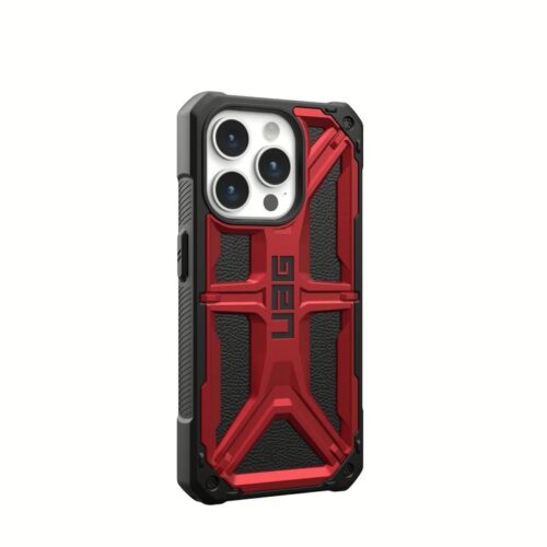 UAG รุ่น Monarch - เคส iPhone 15 Pro - สี Crimson - Image 3