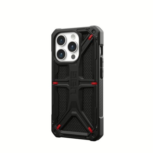 UAG รุ่น Monarch - เคส iPhone 15 Pro - สี Kevlar Black - Image 3