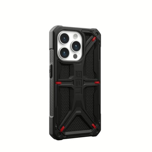 UAG รุ่น Monarch - เคส iPhone 15 Pro - สี Kevlar Black - Image 5