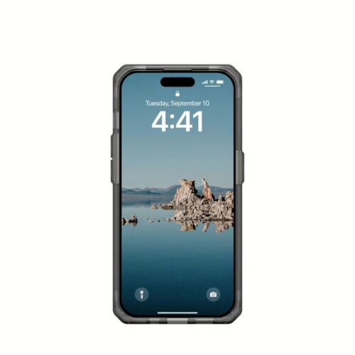 UAG รุ่น Plyo MagSafe - เคส iPhone 15 Pro - สี Ash/White - Image 2