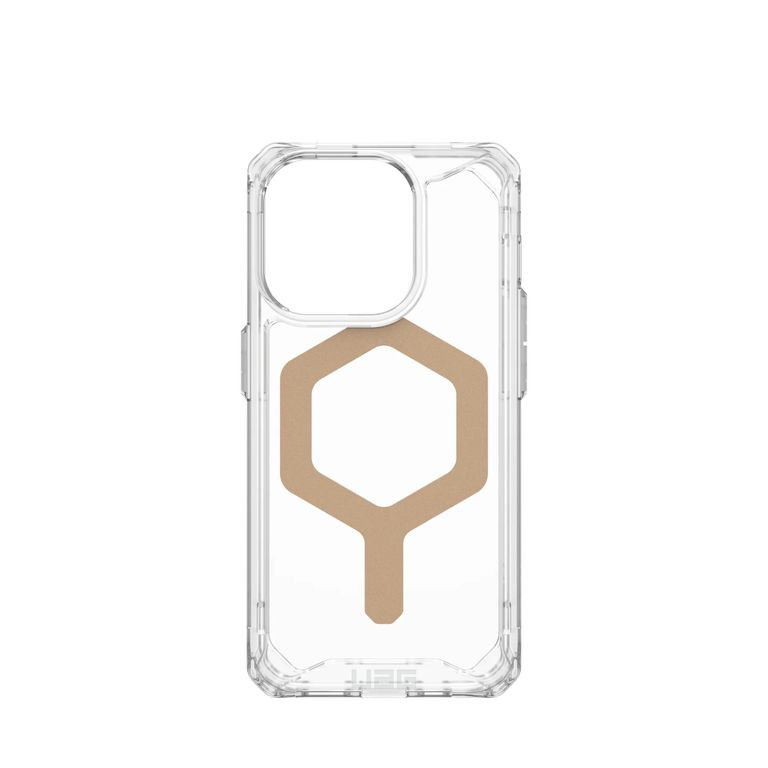 UAG รุ่น Plyo MagSafe - เคส iPhone 15 Pro - Ice/Gold