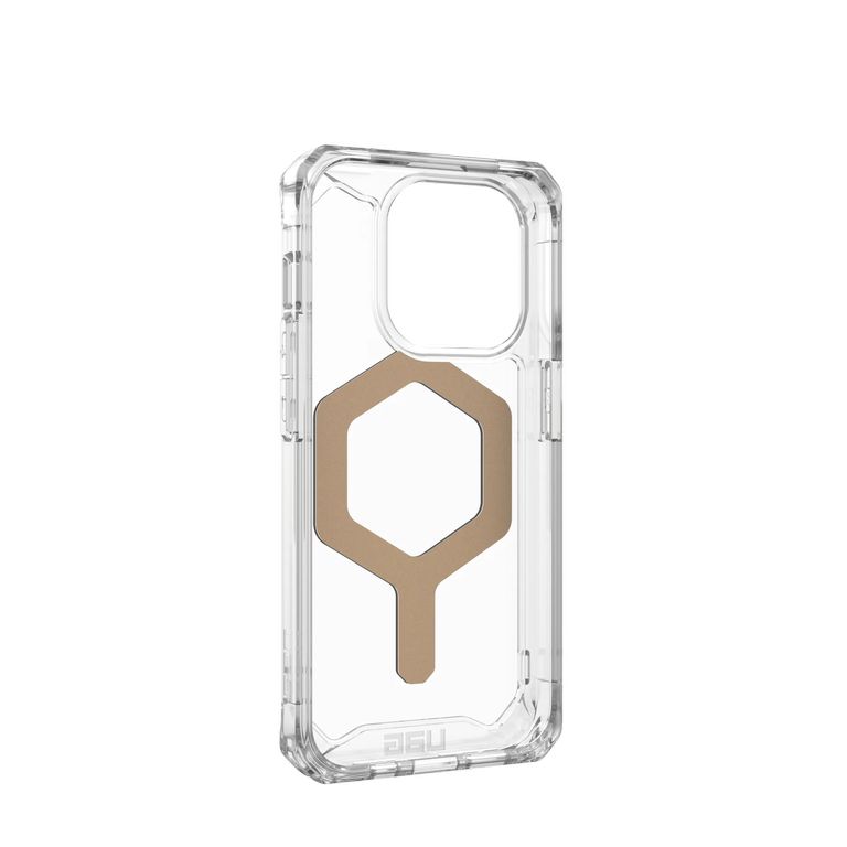 UAG รุ่น Plyo MagSafe - เคส iPhone 15 Pro - Ice/Gold