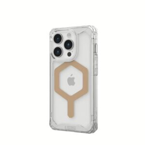 UAG รุ่น Plyo MagSafe - เคส iPhone 15 Pro - Ice/Gold
