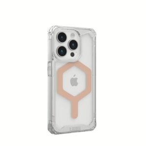 UAG รุ่น Plyo MagSafe - เคส iPhone 15 Pro - Ice/Rose Gold