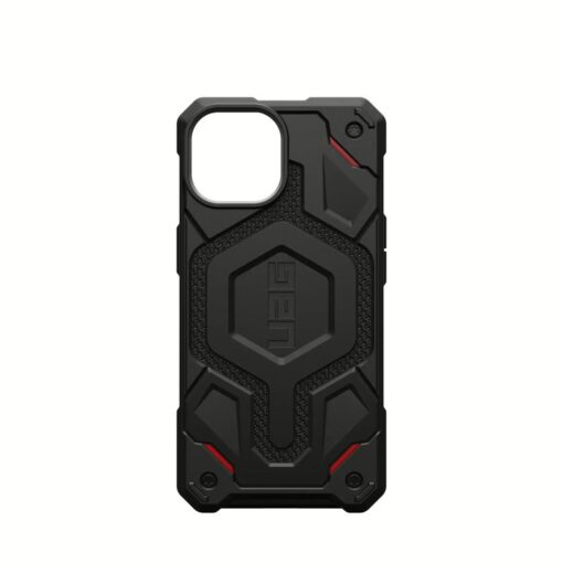 UAG รุ่น Monarch Pro - เคส iPhone 15 - สี Kevlar Black - Image 8