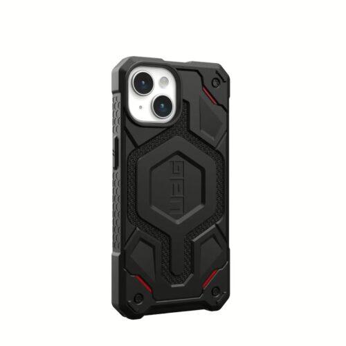 UAG รุ่น Monarch Pro - เคส iPhone 15 - สี Kevlar Black - Image 3