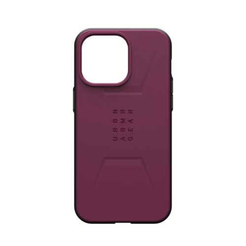 UAG รุ่น Civilian MagSafe - เคส iPhone 15 Pro Max - สี Bordeaux - Image 8