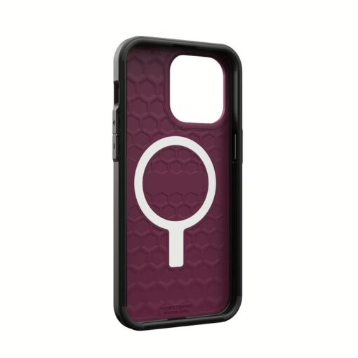 UAG รุ่น Civilian MagSafe - เคส iPhone 15 Pro Max - สี Bordeaux - Image 9