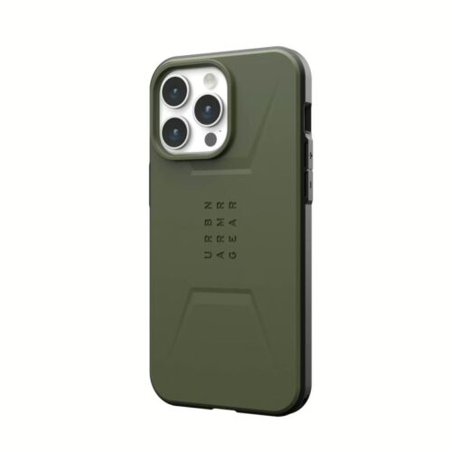 UAG รุ่น Civilian MagSafe - เคส iPhone 15 Pro Max - สี Olive Drab - Image 6