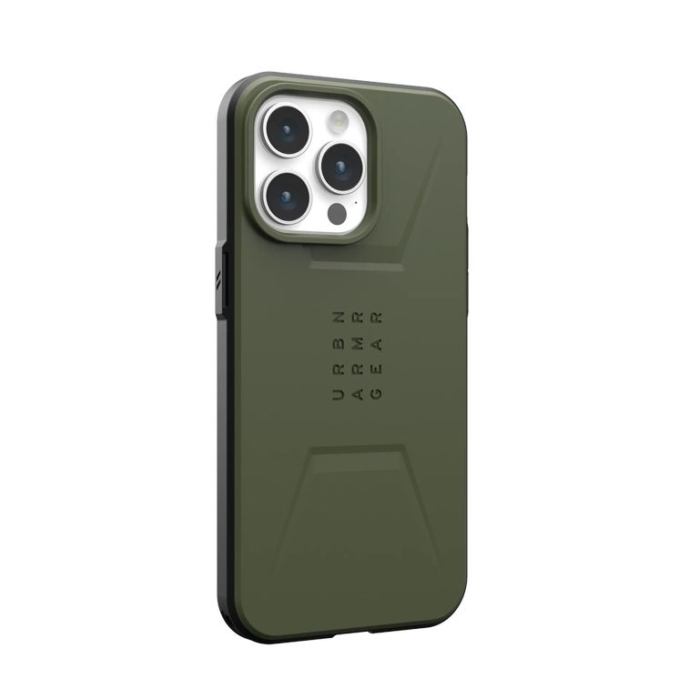 UAG รุ่น Civilian MagSafe - เคส iPhone 15 Pro Max - สี Olive Drab