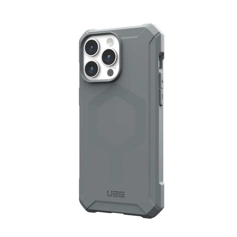 UAG รุ่น Essential Armor MagSafe - เคส iPhone 15 Pro Max - สี Silver