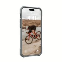 UAG รุ่น Essential Armor MagSafe - เคส iPhone 15 Pro Max - สี Silver