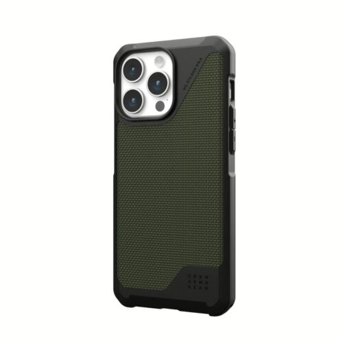 UAG รุ่น Metropolis LT MagSafe - เคส iPhone 15 Pro Max - สี Kevlar Olive - Image 5