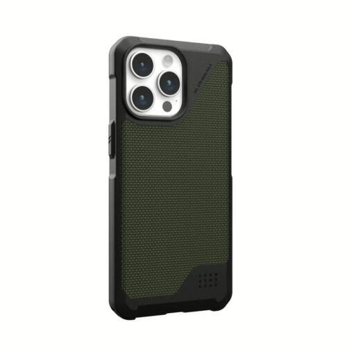 UAG รุ่น Metropolis LT MagSafe - เคส iPhone 15 Pro Max - สี Kevlar Olive - Image 3