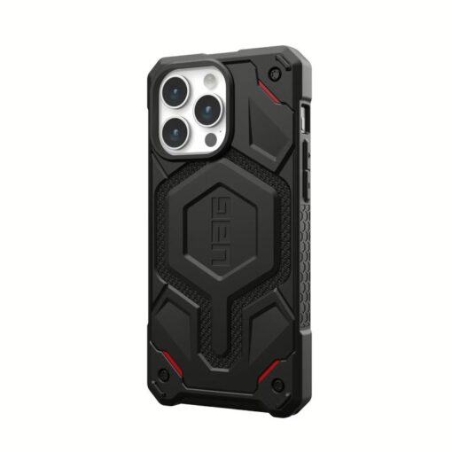 UAG รุ่น Monarch Pro - เคส iPhone 15 Pro Max - สี Kevlar Black - Image 3