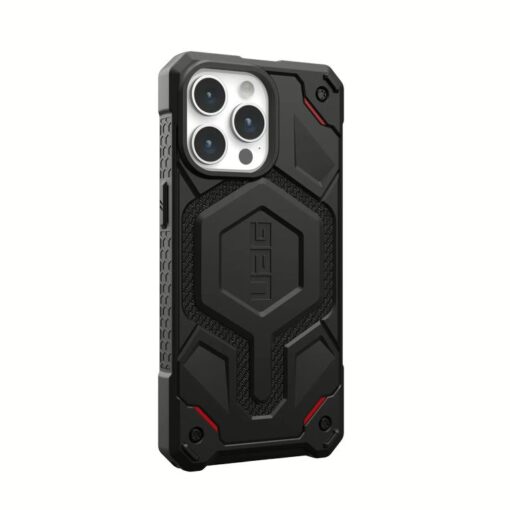 UAG รุ่น Monarch Pro - เคส iPhone 15 Pro Max - สี Kevlar Black - Image 6