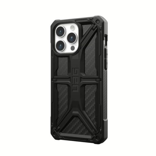 UAG รุ่น Monarch - เคส iPhone 15 Pro Max - สี Carbon Fiber - Image 5