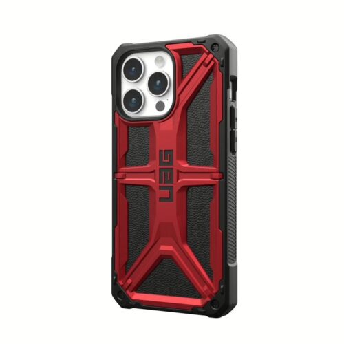 UAG รุ่น Monarch - เคส iPhone 15 Pro Max - สี Crimson - Image 5