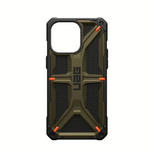 UAG รุ่น Monarch - เคส iPhone 15 Pro Max - สี Kevlar Element Green - Image 8