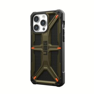UAG รุ่น Monarch - เคส iPhone 15 Pro Max - สี Kevlar Element Green