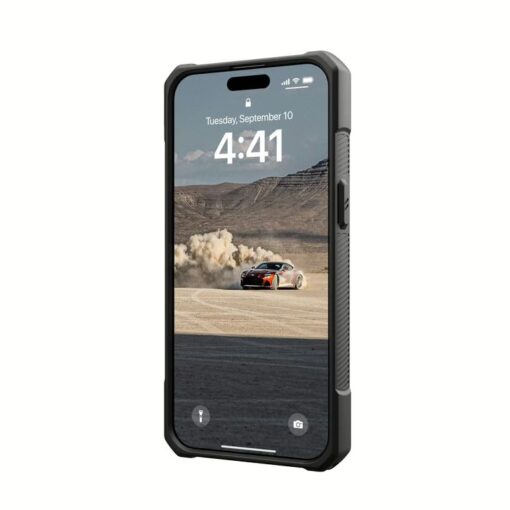 UAG รุ่น Monarch - เคส iPhone 15 Pro Max - สี Kevlar Element Green - Image 6