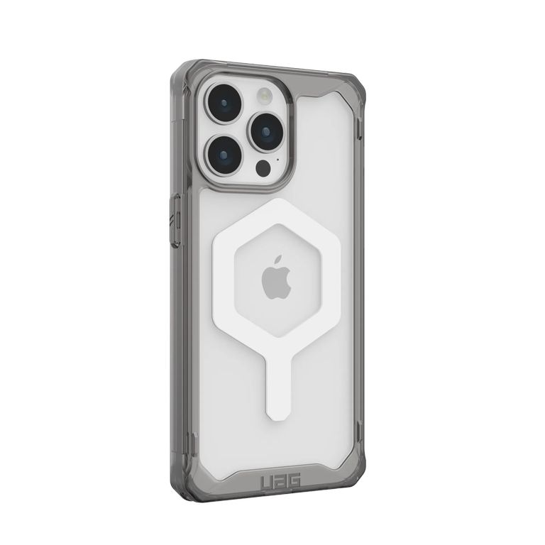 UAG รุ่น Plyo MagSafe - เคส iPhone 15 Pro Max - สี Ash/White