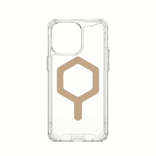 UAG รุ่น Plyo MagSafe - เคส iPhone 15 Pro Max - Ice/Gold - Image 8