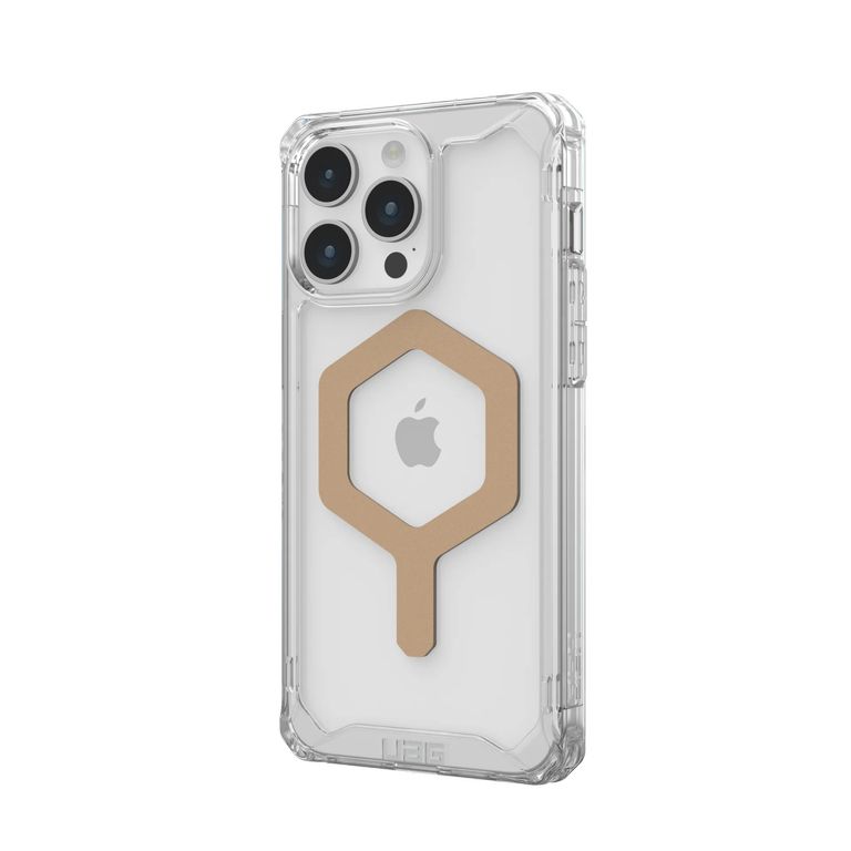 UAG รุ่น Plyo MagSafe - เคส iPhone 15 Pro Max - Ice/Gold