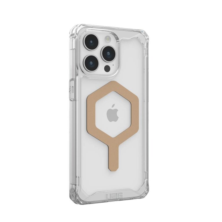 UAG รุ่น Plyo MagSafe - เคส iPhone 15 Pro Max - Ice/Gold