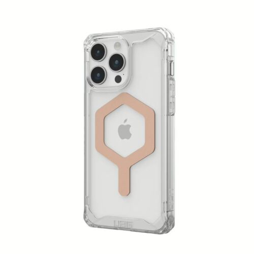 UAG รุ่น Plyo MagSafe - เคส iPhone 15 Pro Max - Ice/Rose Gold - Image 5