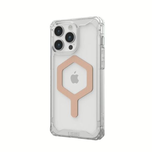 UAG รุ่น Plyo MagSafe - เคส iPhone 15 Pro Max - Ice/Rose Gold - Image 5