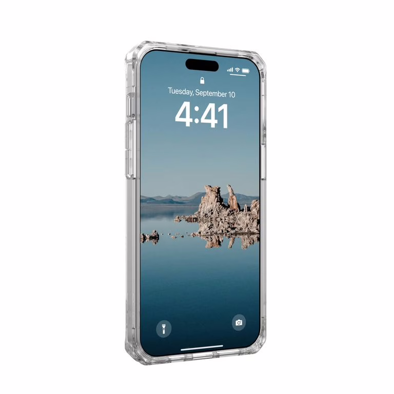UAG รุ่น Plyo MagSafe - เคส iPhone 15 Pro Max - Ice/Silver