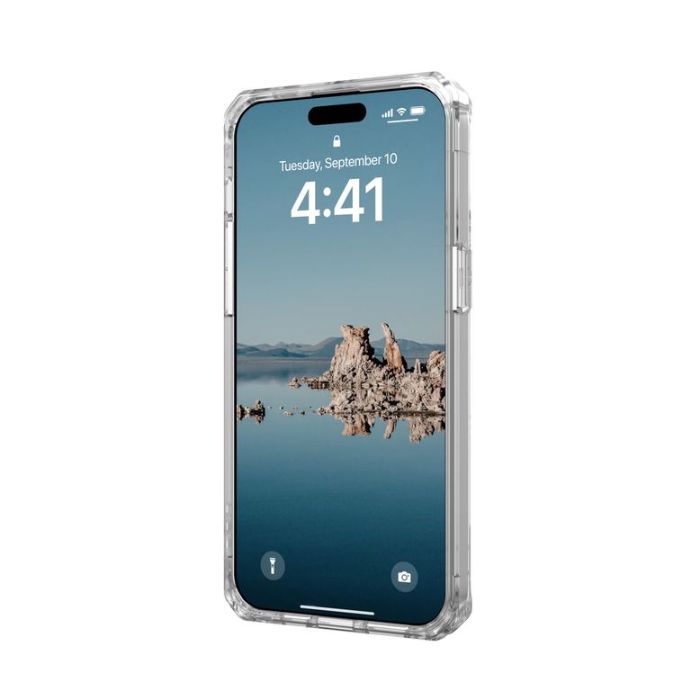 UAG รุ่น Plyo MagSafe - เคส iPhone 15 Pro Max - Ice/Silver