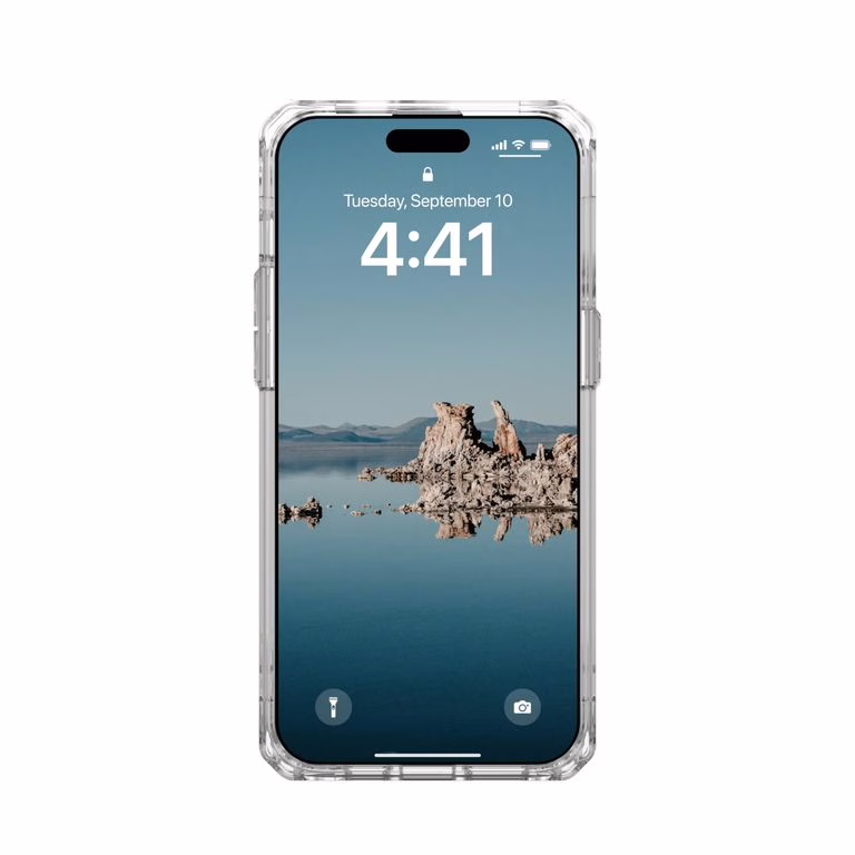 UAG รุ่น Plyo MagSafe - เคส iPhone 15 Pro Max - Ice/Silver