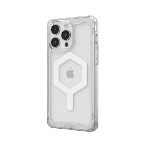 UAG รุ่น Plyo MagSafe - เคส iPhone 15 Pro Max - Ice/White - Image 5