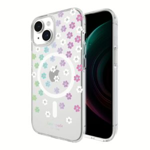 Kate Spade รุ่น Protective Case with MagSafe - เคส iPhone 15 - สี Scattered Flowers