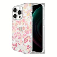 Kate Spade รุ่น Protective Case with MagSafe - เคส iPhone 15 Pro - สี Flowerbed Pink Ombre